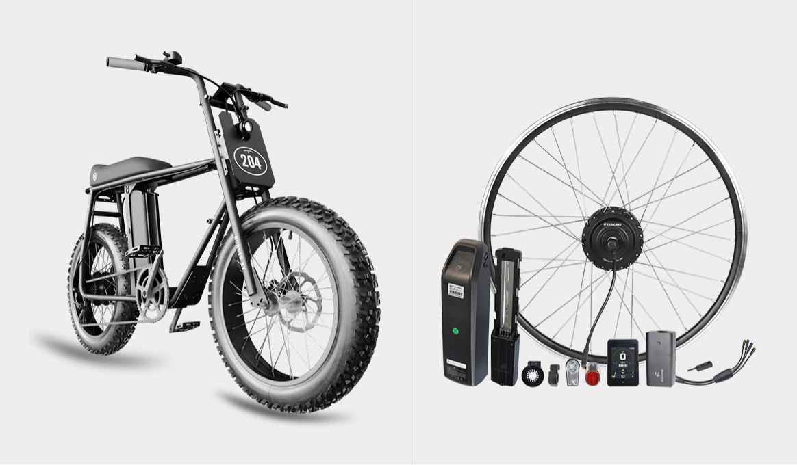 Kit de conversión Ebike vs Ebike - eSoulbike