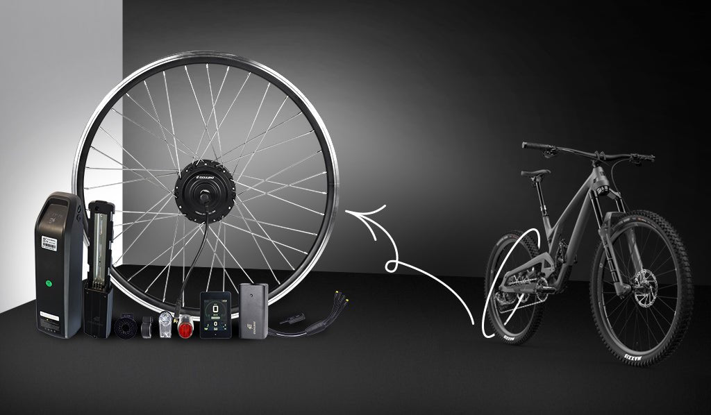 Cómo convertir kit ebike de 26" pulgadas a bicicleta de 27.5" - eSoulbike