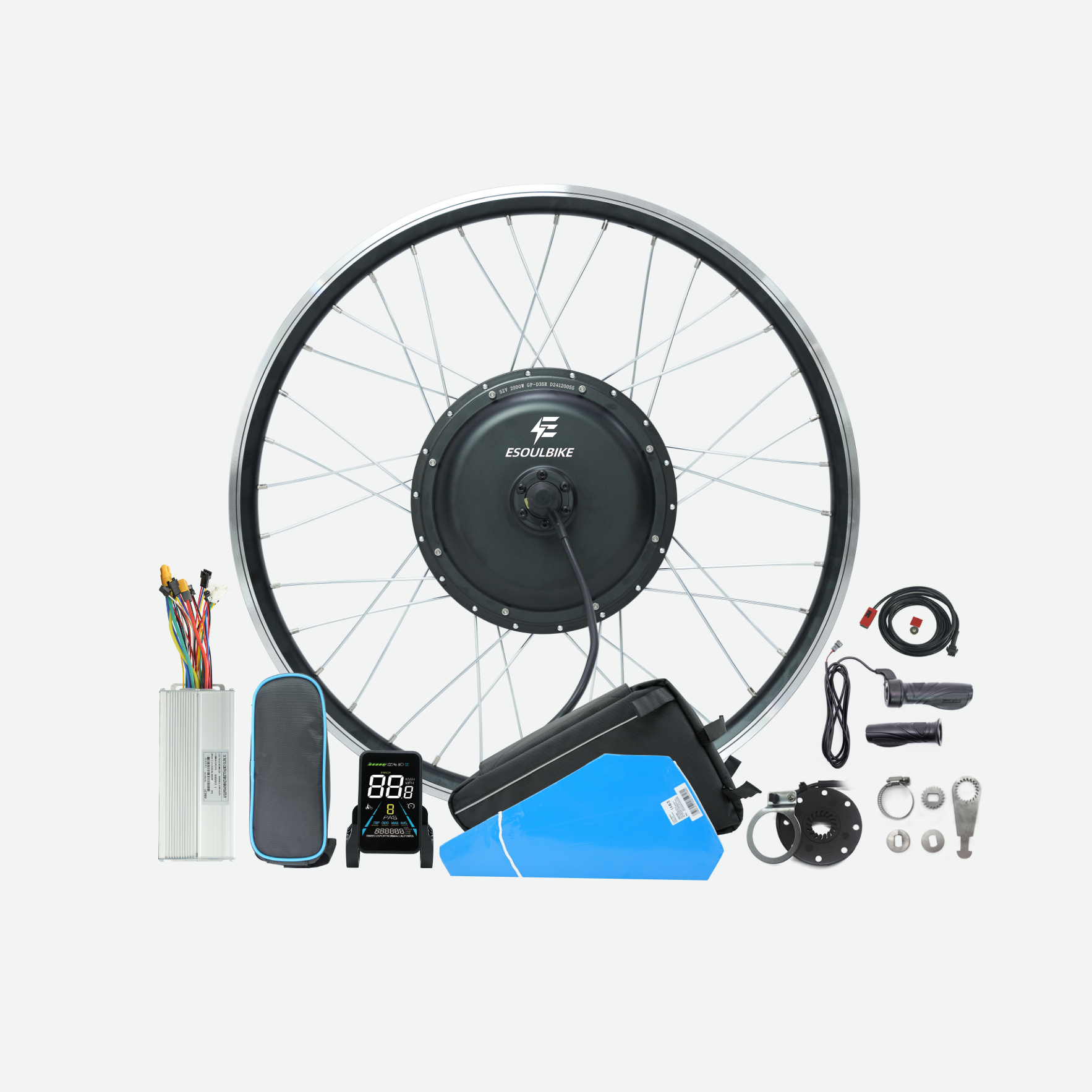 Best Rear Hub Ebike Conversion Kit 52V 2000W For Sale – eSoulbike Best Rear Hub Ebike Conversion Kit 52V 2000W For Sale – eSoulbike