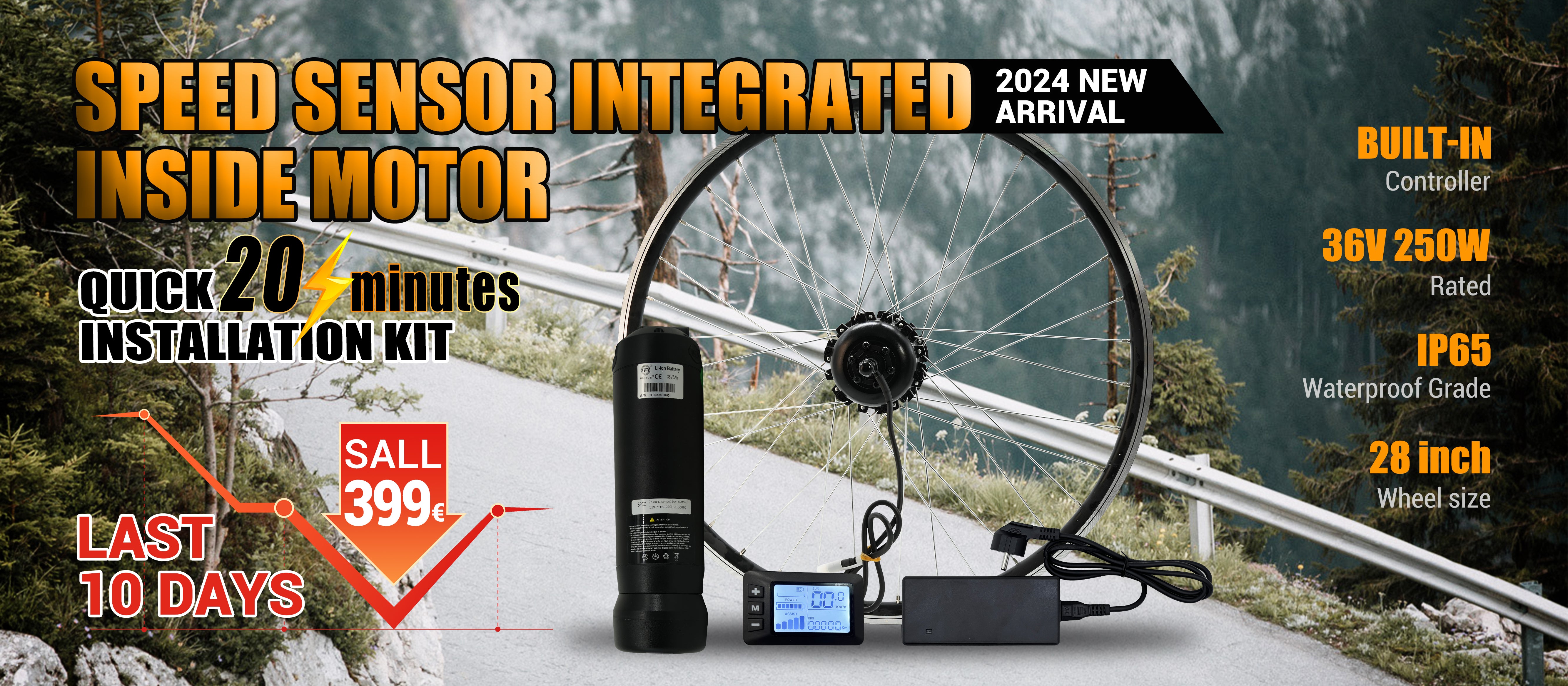 Arriva il nuovo kit di conversione per e-bike Gboost con motore V8 da 800W - News Arriva il nuovo kit di conversione per e-bike Gboost con motore V8 da 800W - News