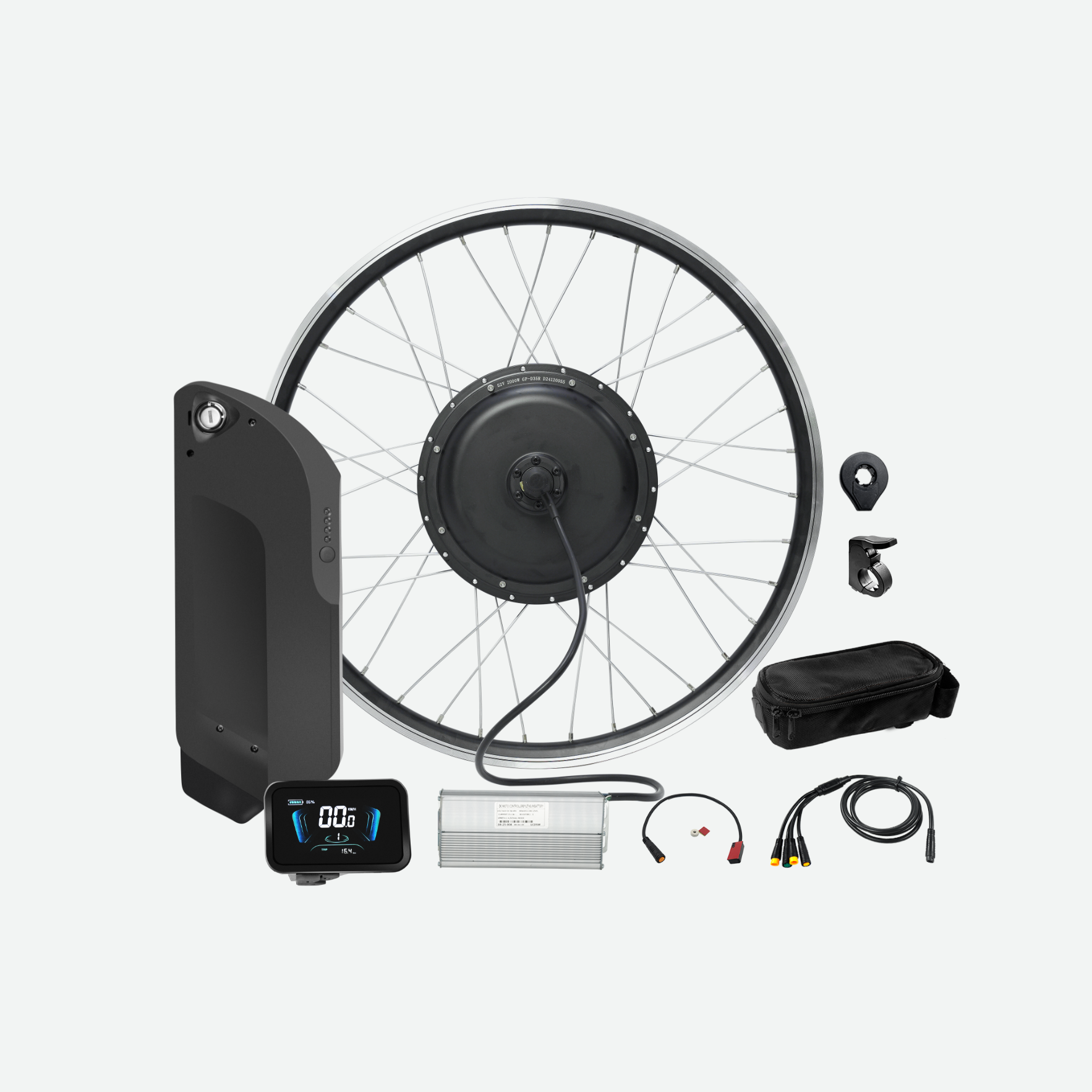 eSoulbike™ 48V 1500W High Power Waterproof Rear Hub Ebike Conversion Kit