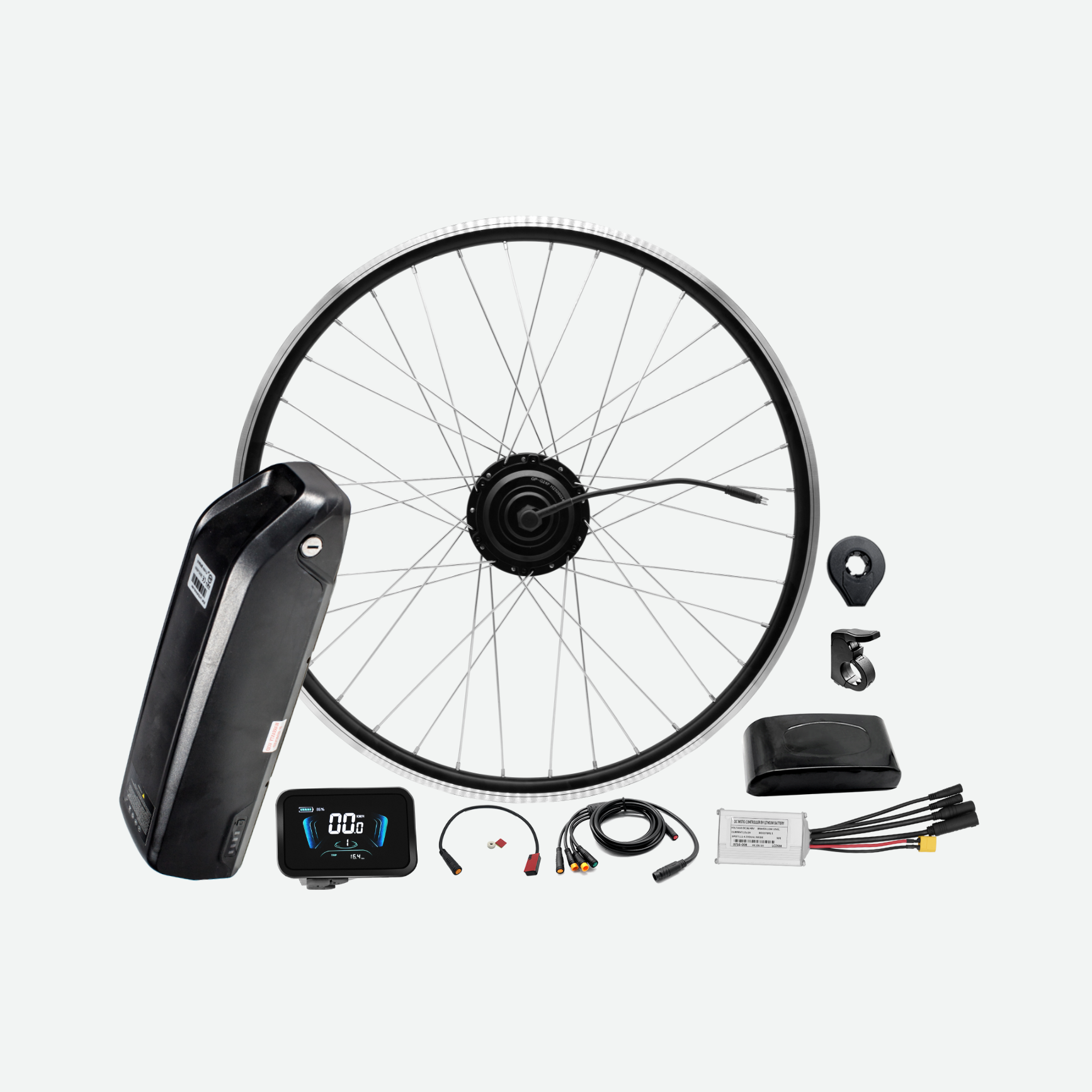 36V 250W Front Wheel Electric Bike Conversion Kit With Battery