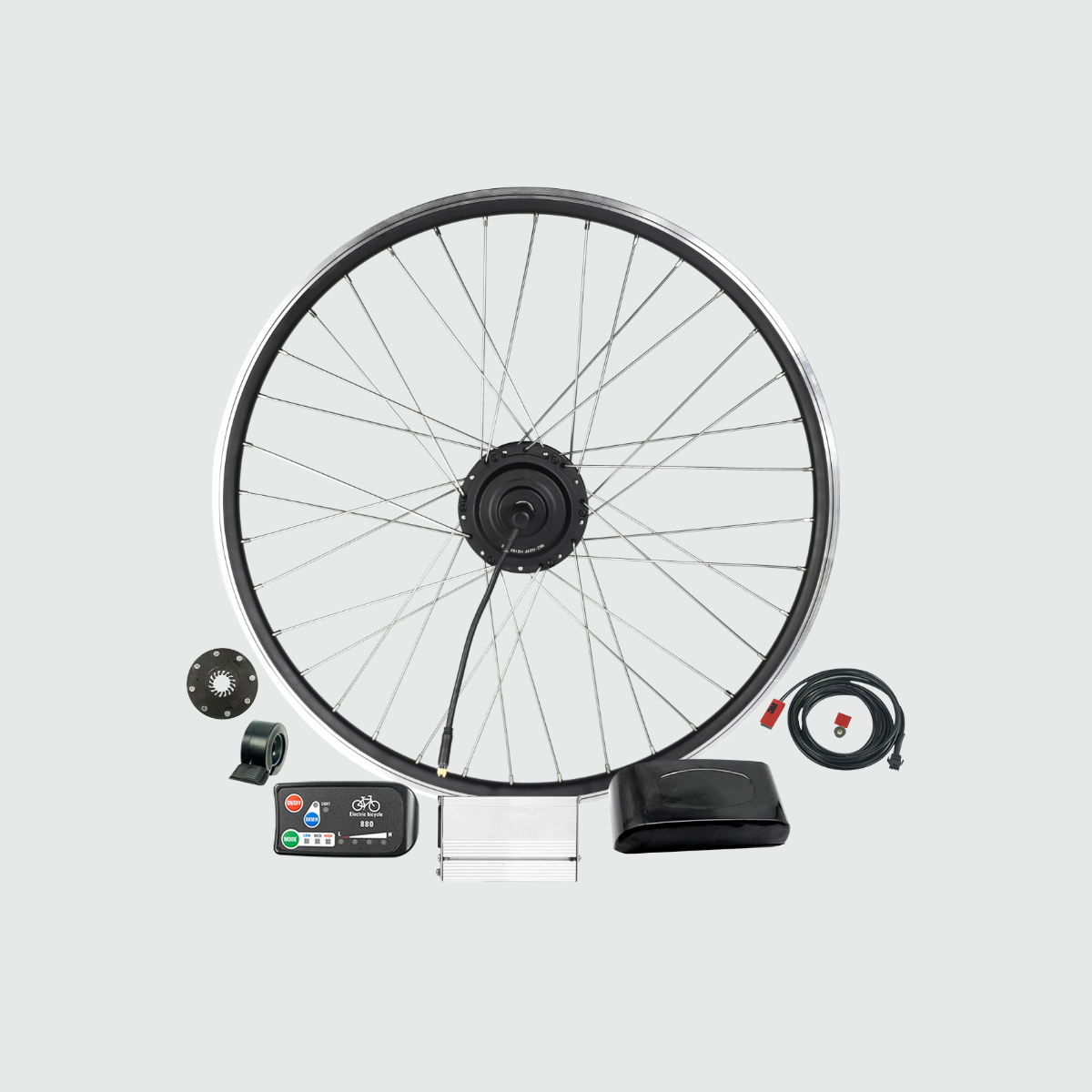 eSoulbike™ 36V 250W Rear Wheel Hub Motor Ebike Conversion Kit