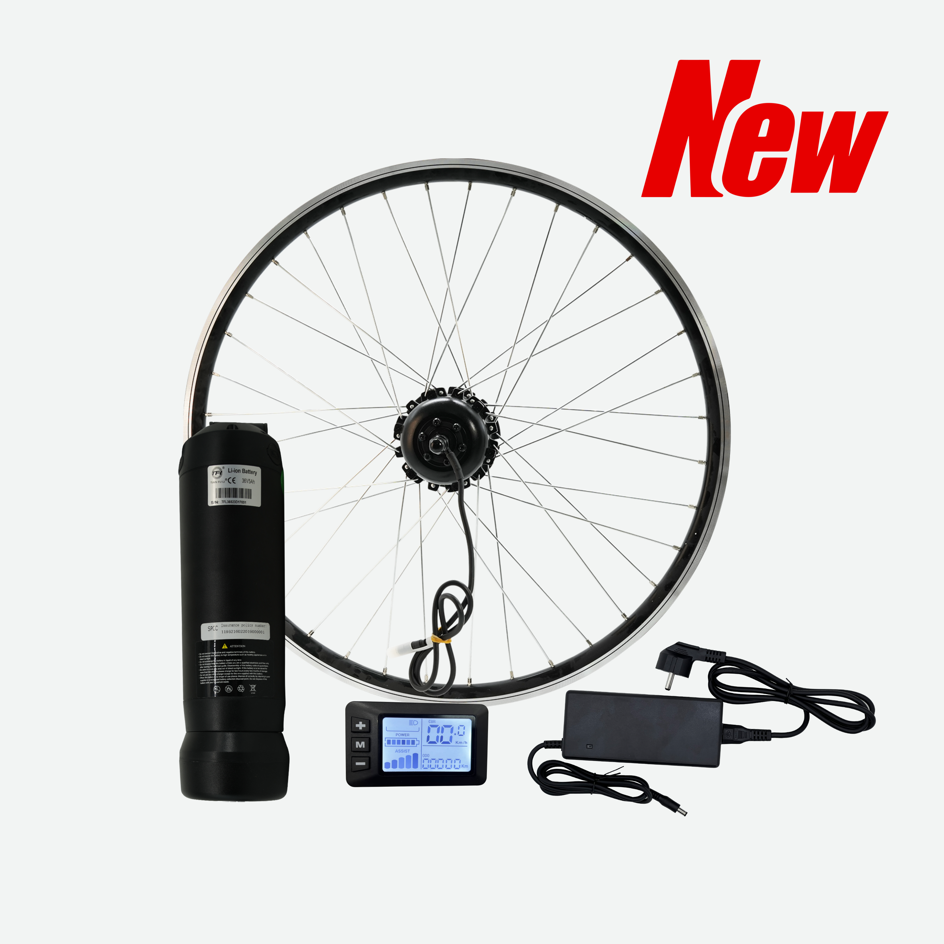 eSoulbike™ 36V 250W  Rear Cassette Hub Wheel Ebike Conversion Kit