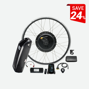 eSoulbike™ 48V 1000W Gearless Rear Hub Wheel Ebike Conversion Kit