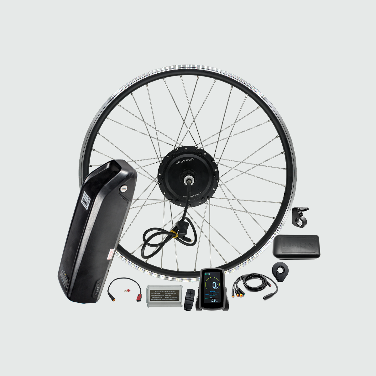 eSoulbike™ 48V 500W Waterproof Rear Wheel Hub Motor Ebike Conversion Kit