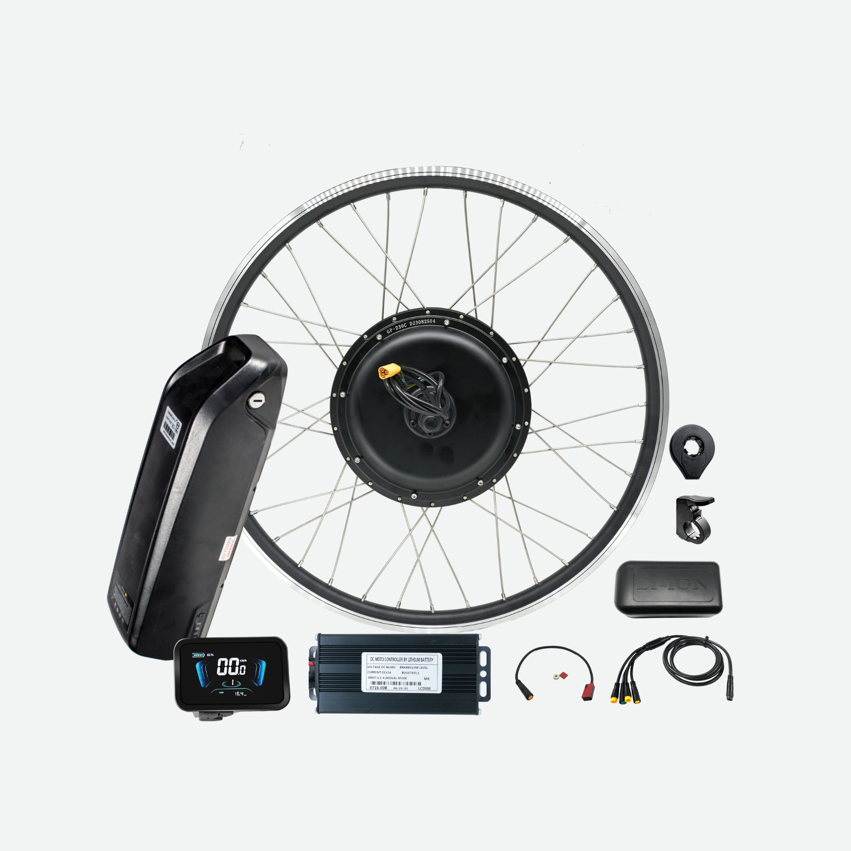 eSoulbike™ 48V 1000W Gearless Rear Hub Wheel Ebike Conversion Kit