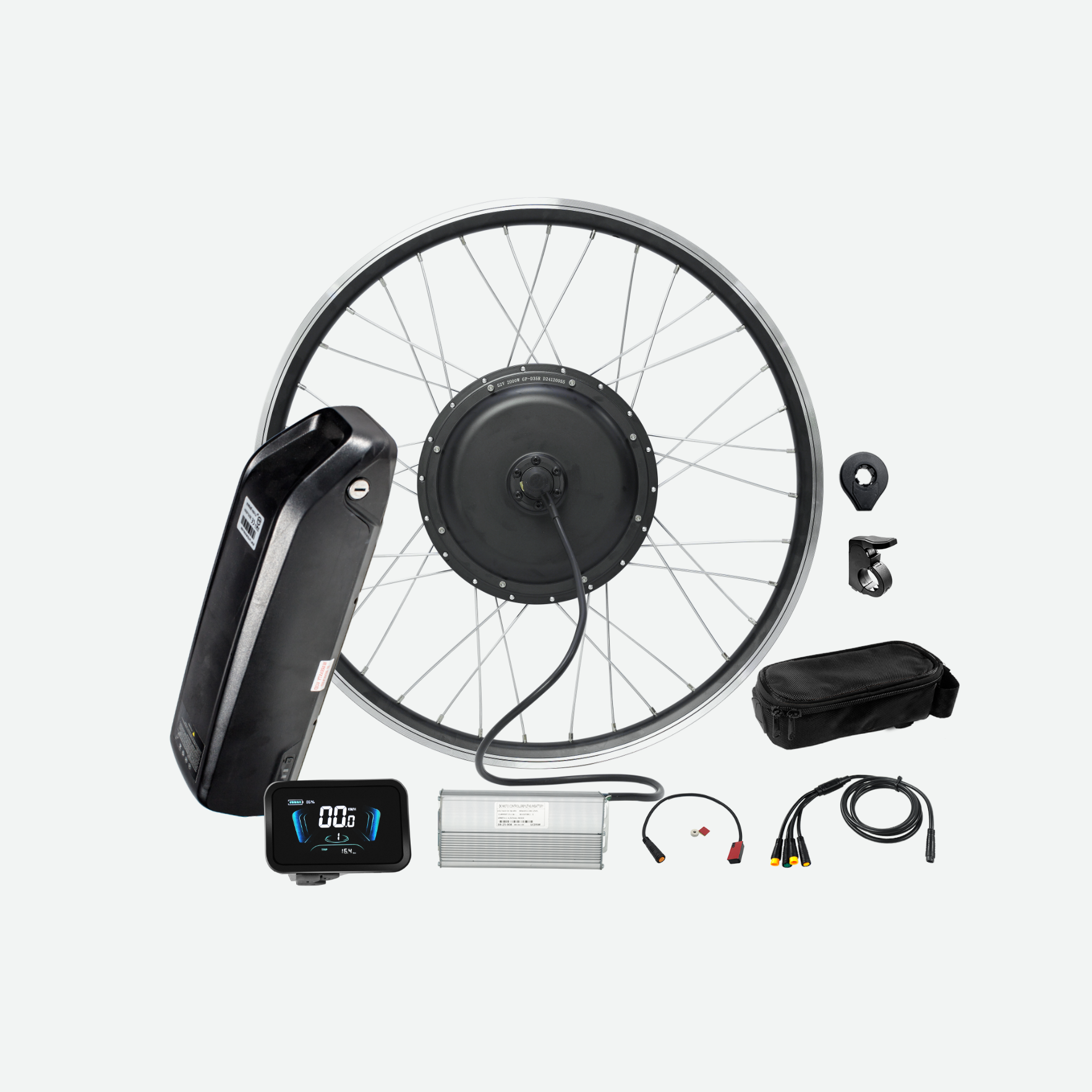 eSoulbike™ 48V 1500W High Power Waterproof Rear Hub Ebike Conversion Kit