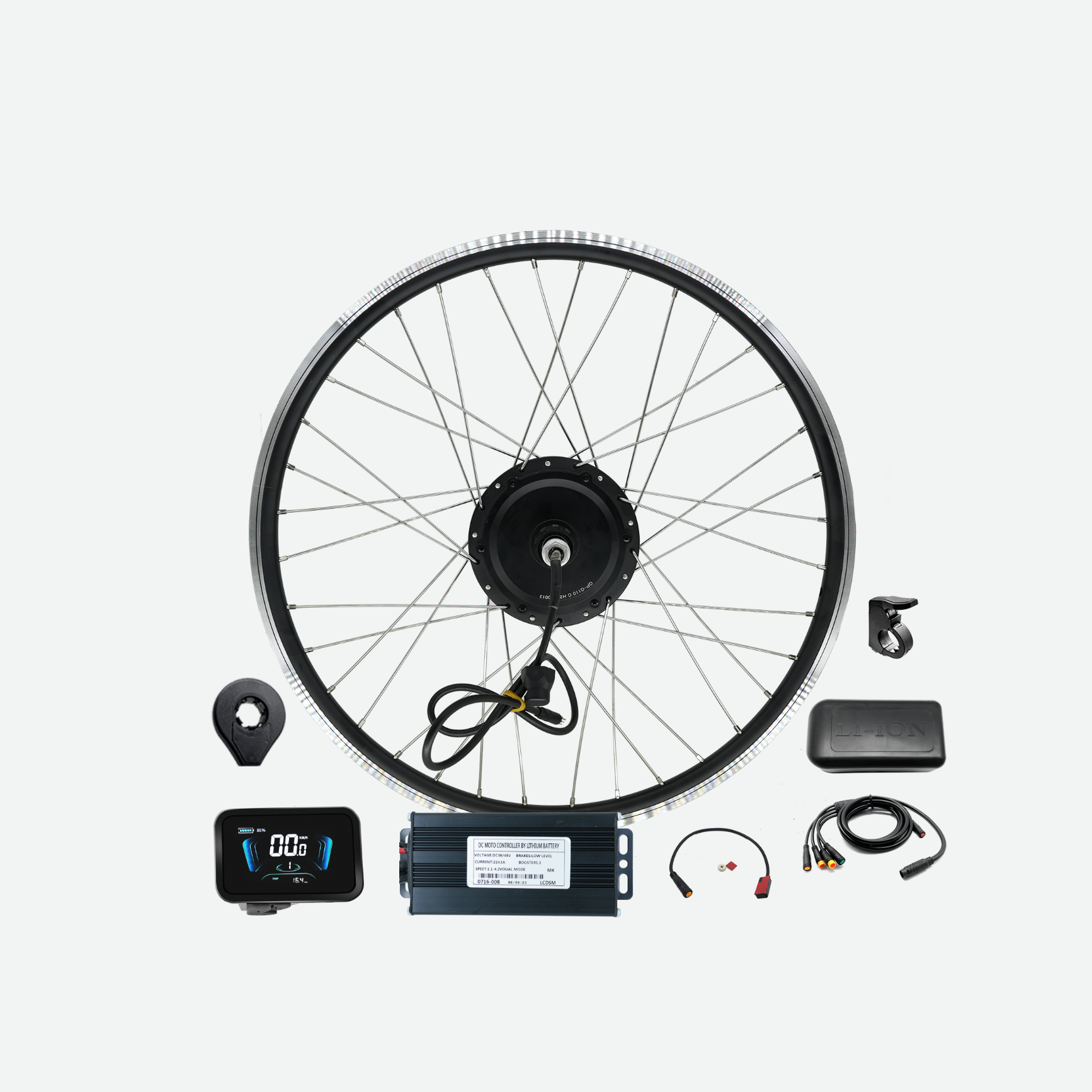 eSoulbike™ 48V 500W Waterproof Rear Wheel Hub Motor Ebike Conversion Kit