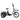 Triciclo eléctrico plegable de alta velocidad CYSUM AG1 Pro de 48 V y 750 W para adultos, bicicleta eléctrica de carga de tres ruedas con batería extraíble de 20 Ah.