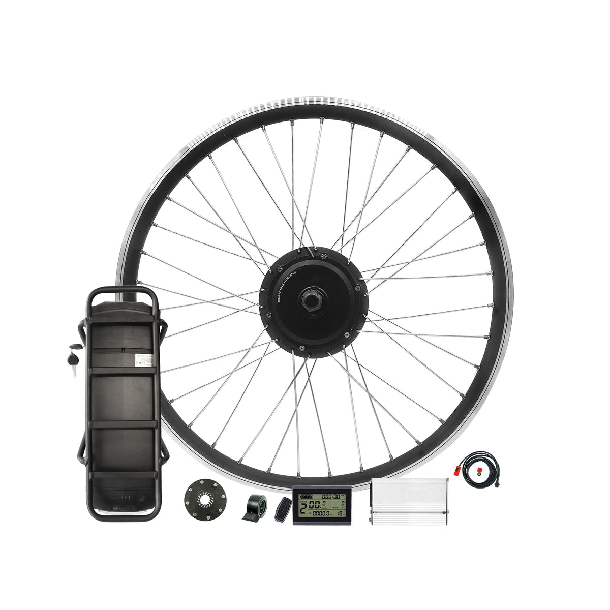 eSoulbike™ 36V 500W Kit conversione bici elettrica ruota posteriore - eSoulbike